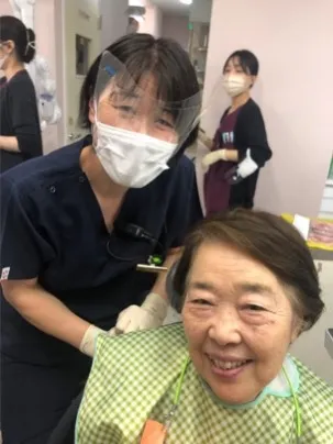 担当衛生士とのツーショット